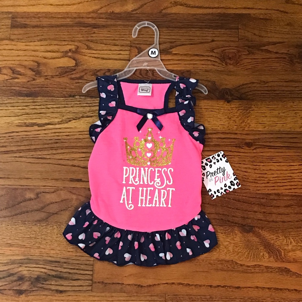 Puppy / Dog / Pet Apparel Princess at Heart Dress NWT
Crown & Hearts
Medium
Bun - Picture 8 of 14
